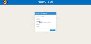 FritzBox 7560 Pannello 1
